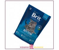 Сухой корм для котят Brit NEW Premium Cat Kitten, курица и лосось, 300 г 