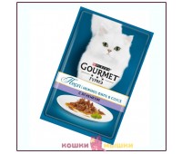 Влажный корм для кошек Gourmet Perle, ягненок в соусе, 85 г