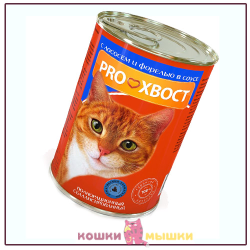 Соус для кошек с лососем