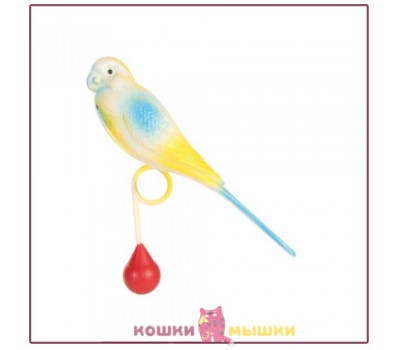 Игрушка для птиц Trixie Пластиковый попугай 5312, 15 см