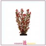Растение для декора аквариума Людвигия Красная BARBUS Plant 006/10, искусственное с утяжелителем, 10см 