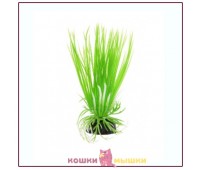 Растение для декора аквариума Акорус Зеленый BARBUS Plant 007/10, искусственное с утяжелителем, 10 см